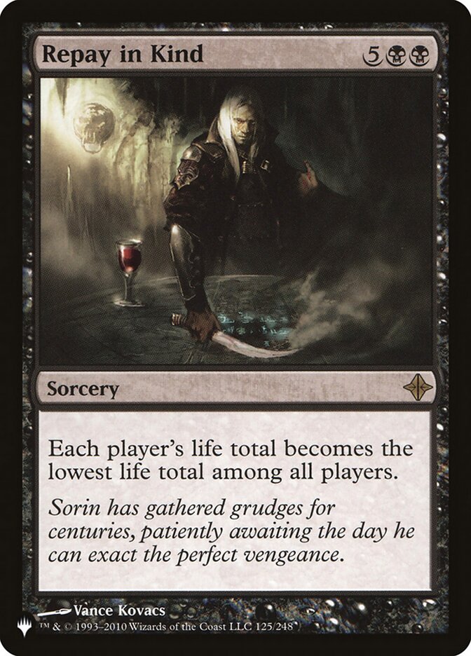 Repay in Kind [The List] | Play N Trade Winnipeg