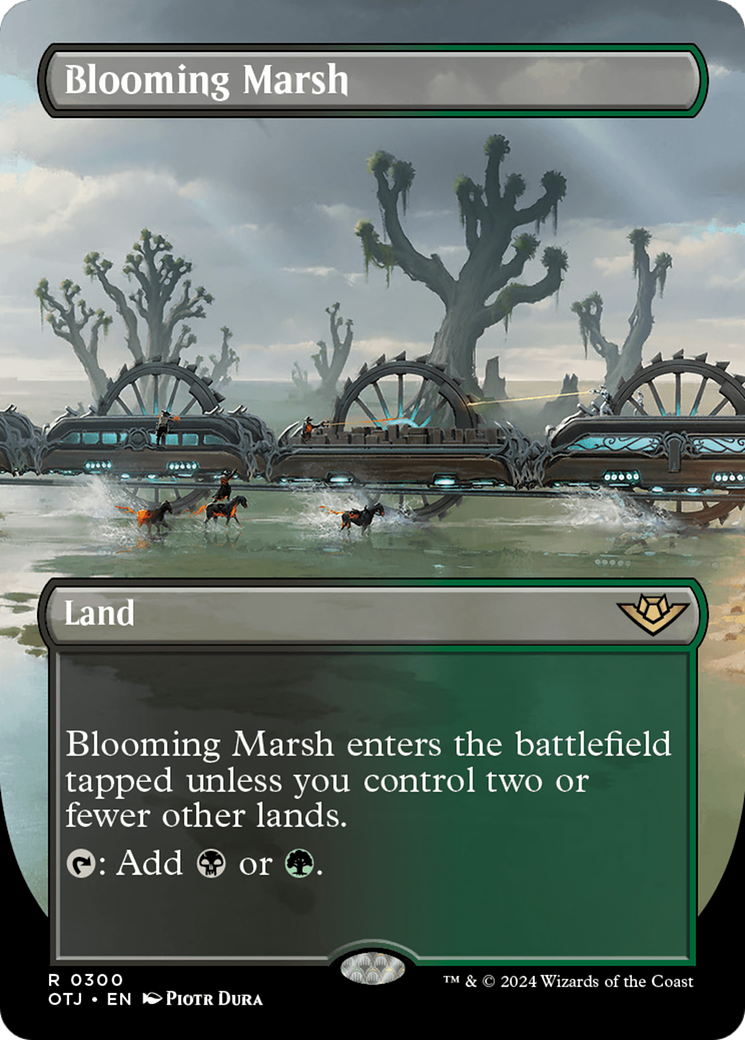 Blooming Marsh (Borderless) [Outlaws of Thunder Junction] | Play N Trade Winnipeg