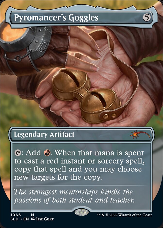 Pyromancer's Goggles (Borderless) [Secret Lair Drop Series] | Play N Trade Winnipeg