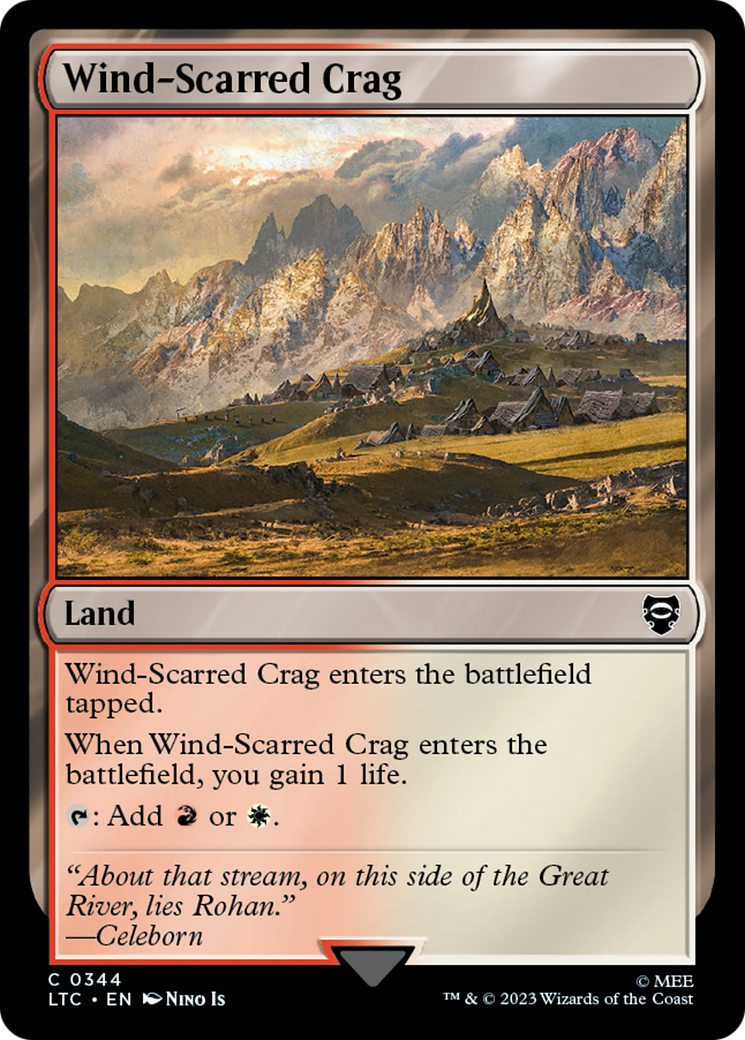 Wind-Scarred Crag [The Lord of the Rings: Tales of Middle-Earth Commander] | Play N Trade Winnipeg