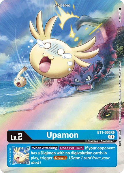 Upamon [BT1-003] (1-Year Anniversary Box Topper) [Promotional Cards] | Play N Trade Winnipeg