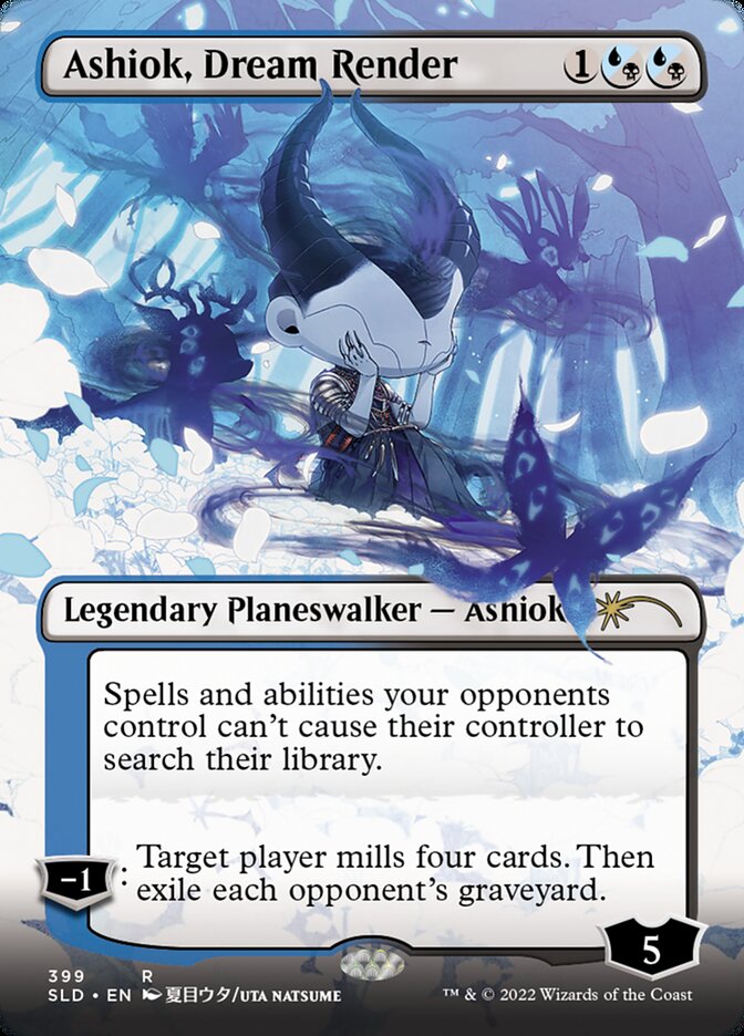 Ashiok, Dream Render (Borderless) [Secret Lair Drop Series] | Play N Trade Winnipeg