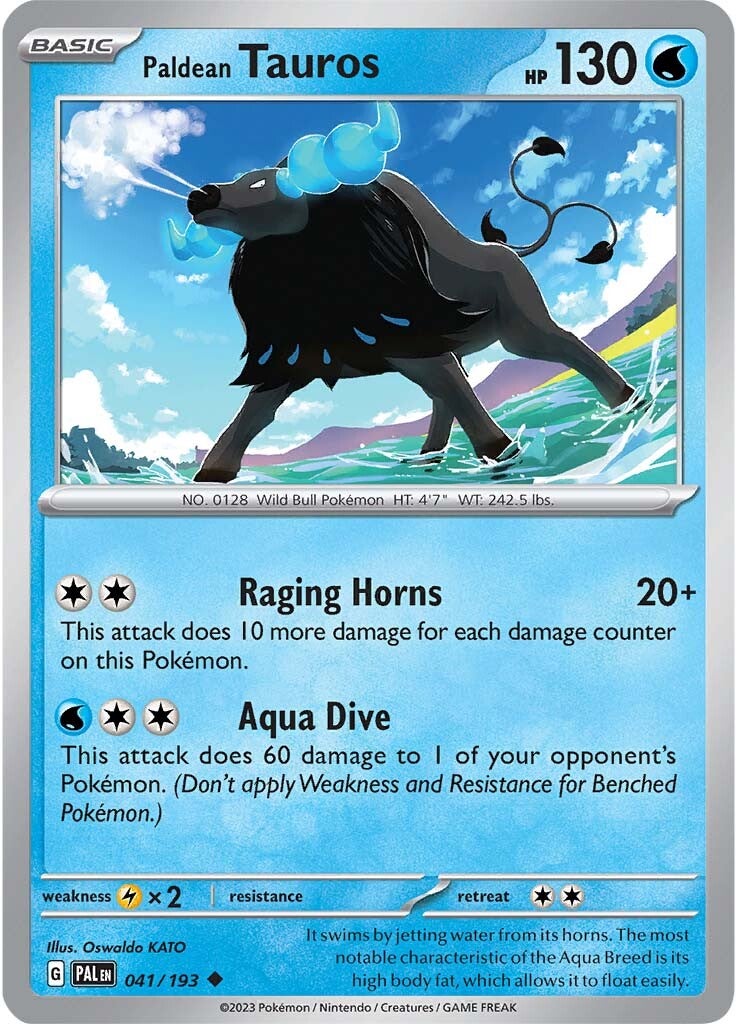 Paldean Tauros (041/193) [Scarlet & Violet: Paldea Evolved] | Play N Trade Winnipeg