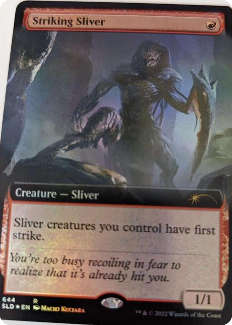 Striking Sliver (Extended Art) [Secret Lair Drop Series] | Play N Trade Winnipeg