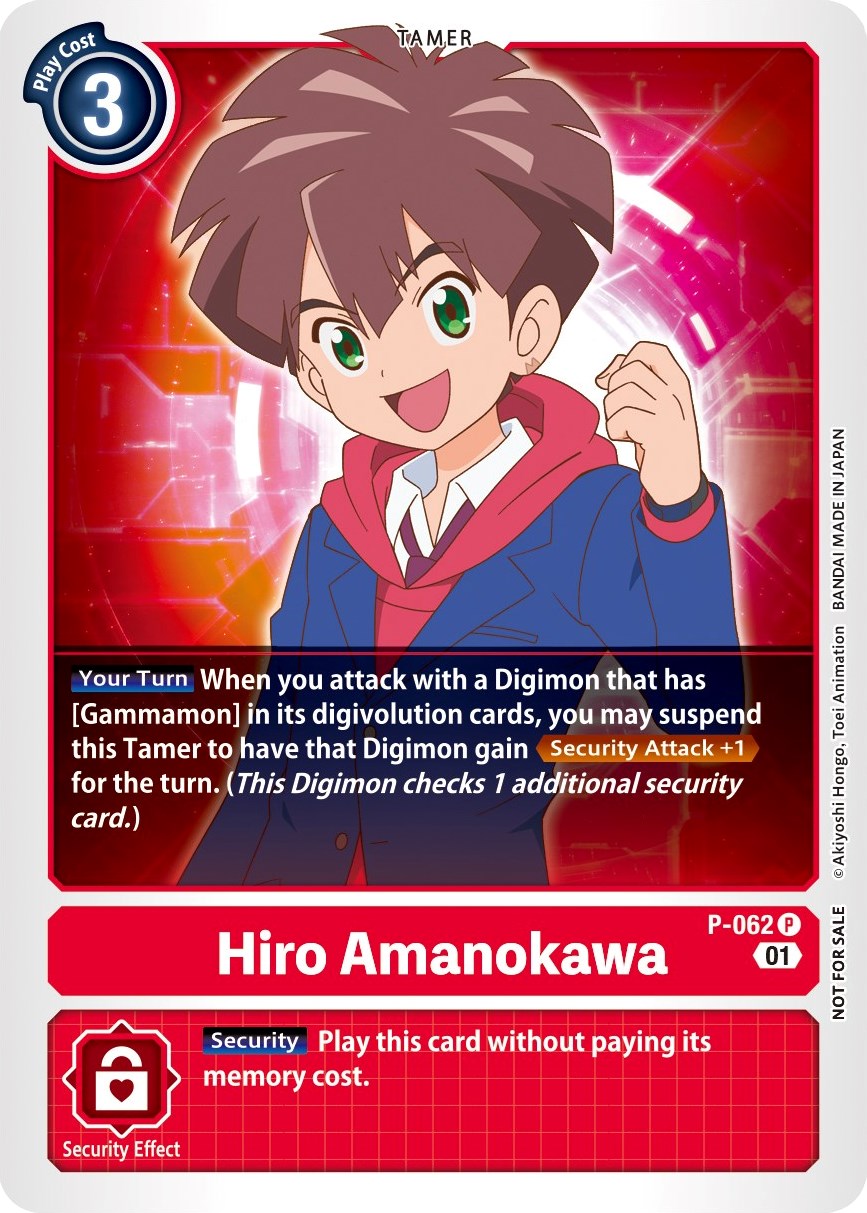 Hiro Amanokawa [P-062] (Official Tournament Pack Vol.5) [Promotional Cards] | Play N Trade Winnipeg