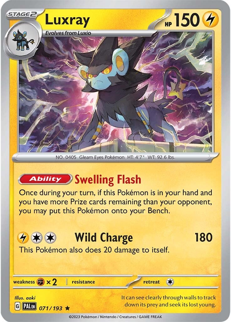 Luxray (071/193) [Scarlet & Violet: Paldea Evolved] | Play N Trade Winnipeg