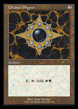 Orzhov Signet (Retro) [Secret Lair Drop Series] | Play N Trade Winnipeg