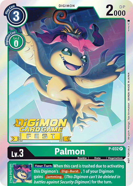 Palmon [P-032] (Digimon Card Game Fest 2022) [Promotional Cards] | Play N Trade Winnipeg