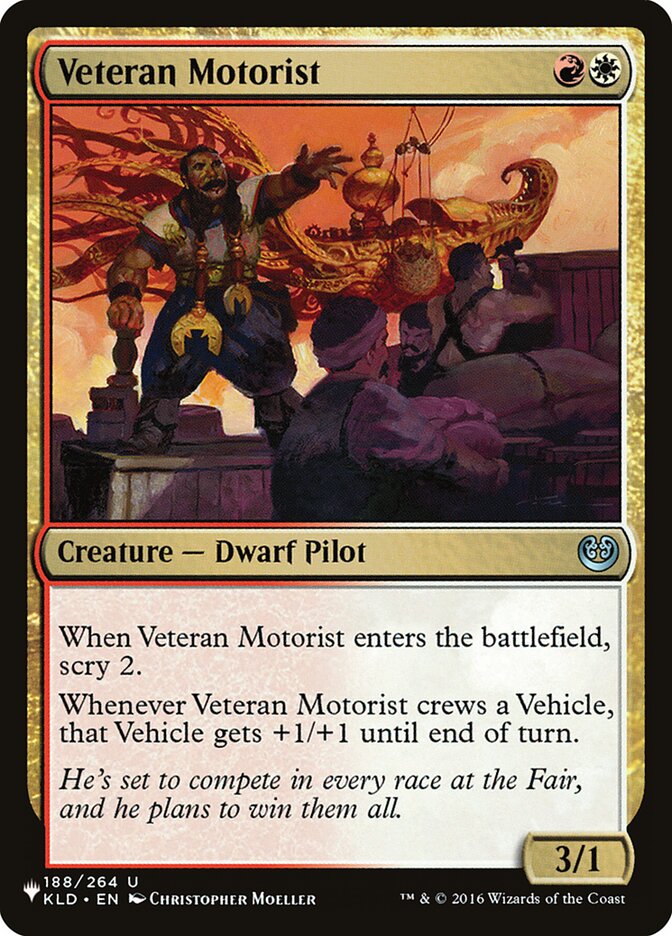 Veteran Motorist [The List] | Play N Trade Winnipeg