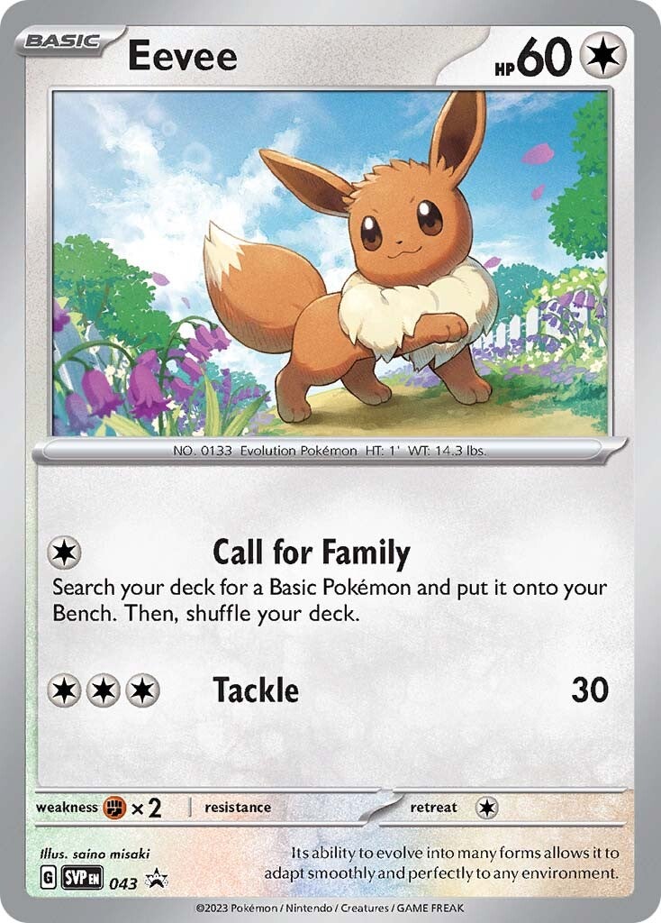 Eevee (043) [Scarlet & Violet: Black Star Promos] | Play N Trade Winnipeg