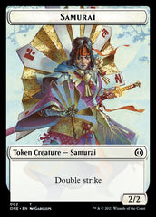 Rebel // Samurai Double-Sided Token [Phyrexia: All Will Be One Tokens] | Play N Trade Winnipeg