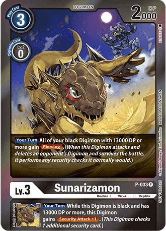 Sunarizamon [P-033] (Gift Box 2022) [Promotional Cards] | Play N Trade Winnipeg