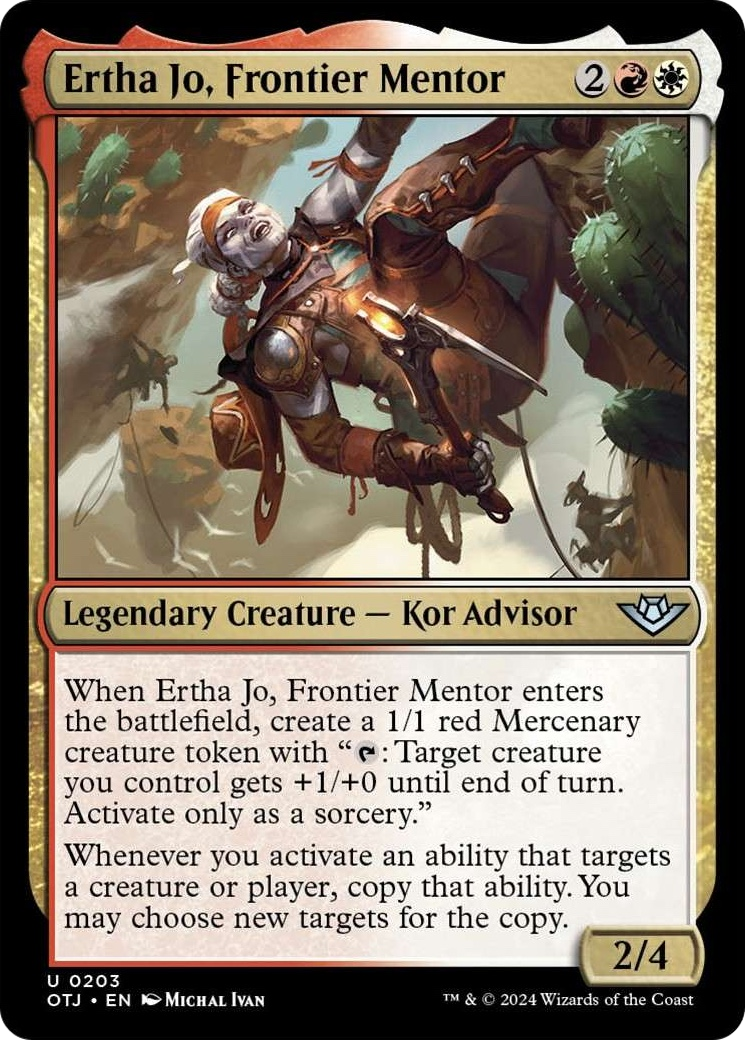 Ertha Jo, Frontier Mentor [Outlaws of Thunder Junction] | Play N Trade Winnipeg