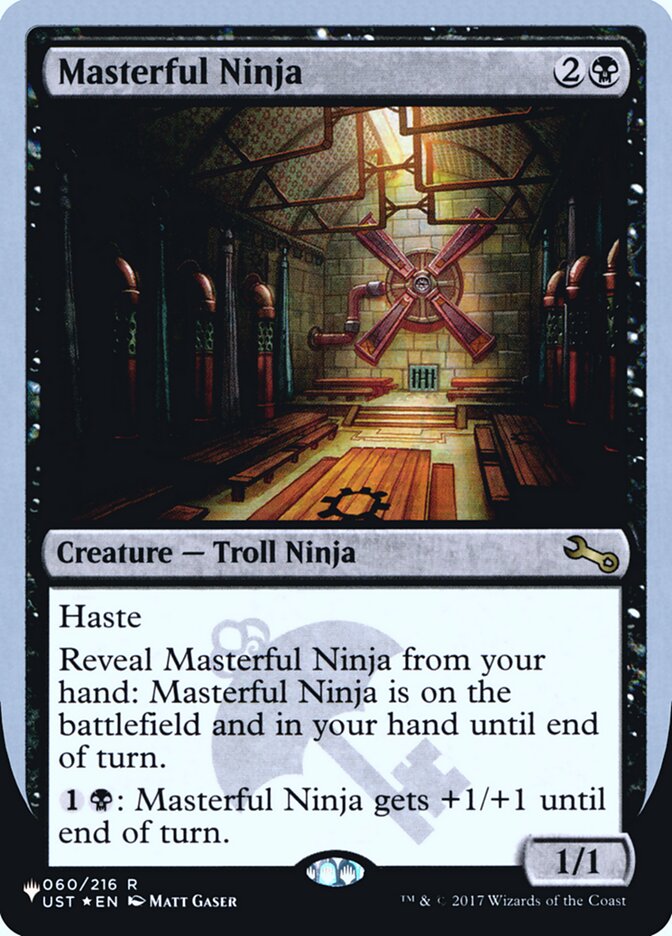 Masterful Ninja (Unfinity Foil Edition) [The List] | Play N Trade Winnipeg