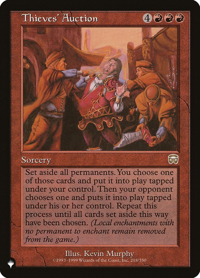 Thieves' Auction [The List] | Play N Trade Winnipeg