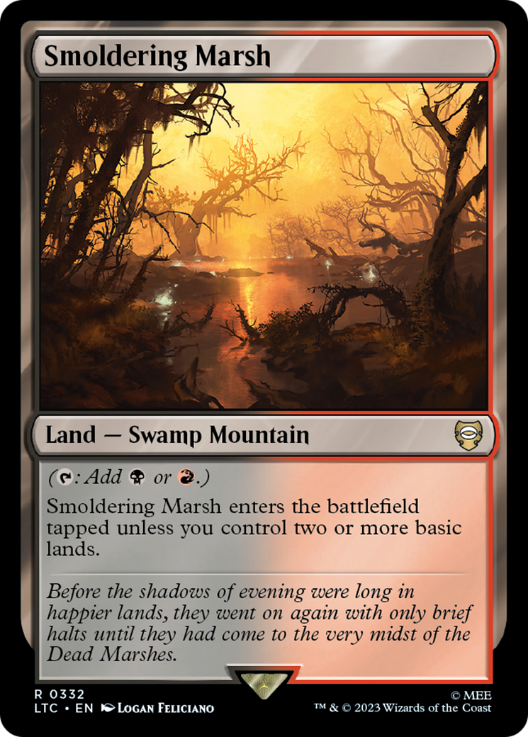 Smoldering Marsh [The Lord of the Rings: Tales of Middle-Earth Commander] | Play N Trade Winnipeg