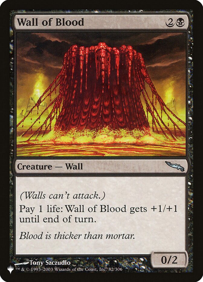 Wall of Blood [The List] | Play N Trade Winnipeg