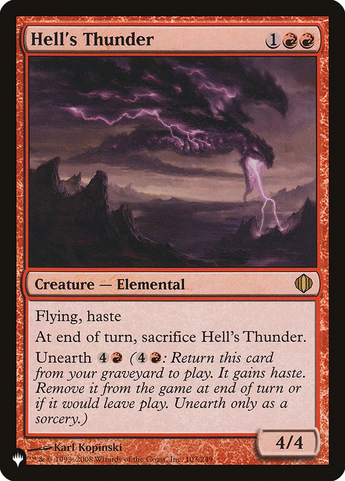 Hell's Thunder [The List] | Play N Trade Winnipeg