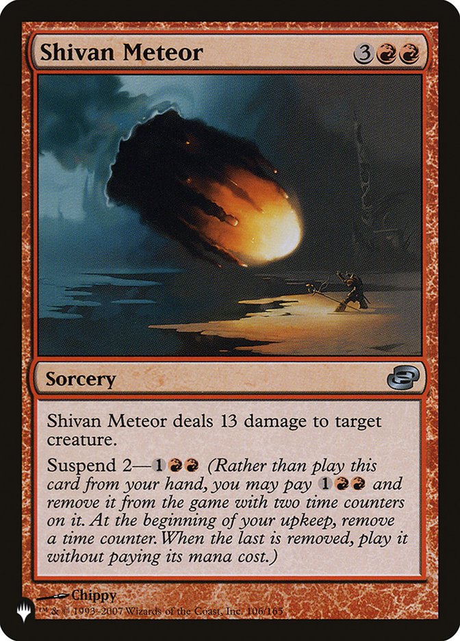 Shivan Meteor [The List] | Play N Trade Winnipeg
