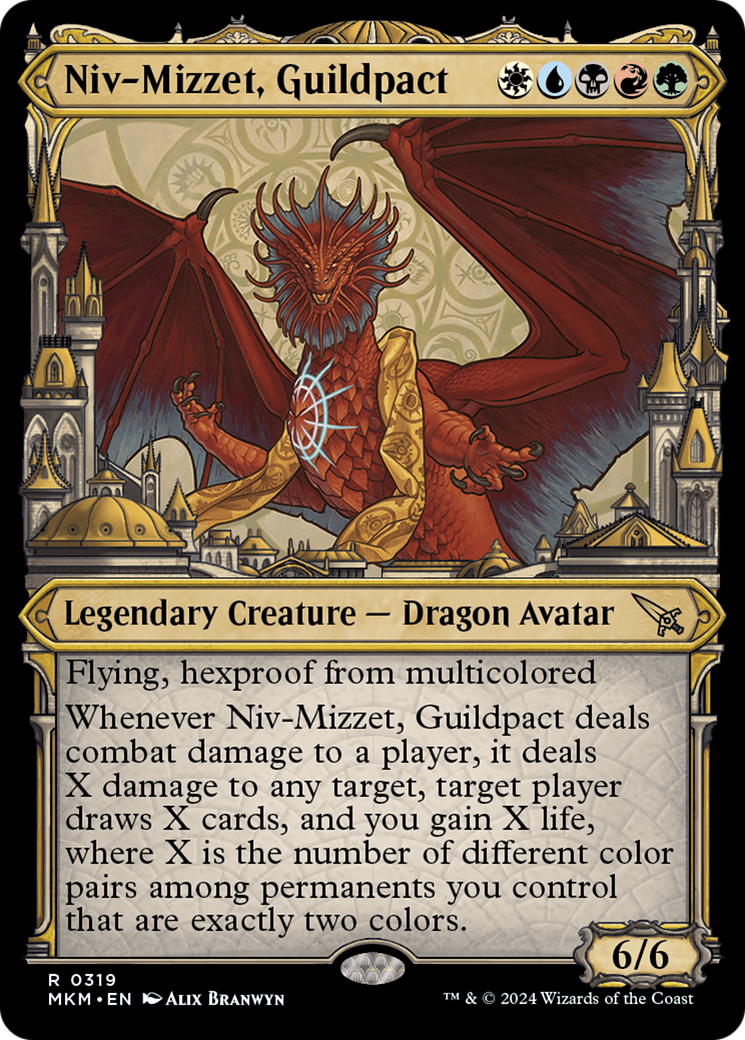 Niv-Mizzet, Guildpact (Showcase) (319) [Murders at Karlov Manor] | Play N Trade Winnipeg