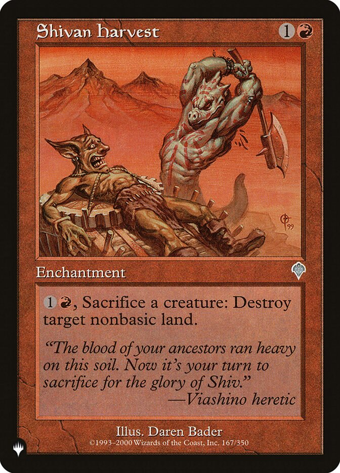 Shivan Harvest [The List] | Play N Trade Winnipeg