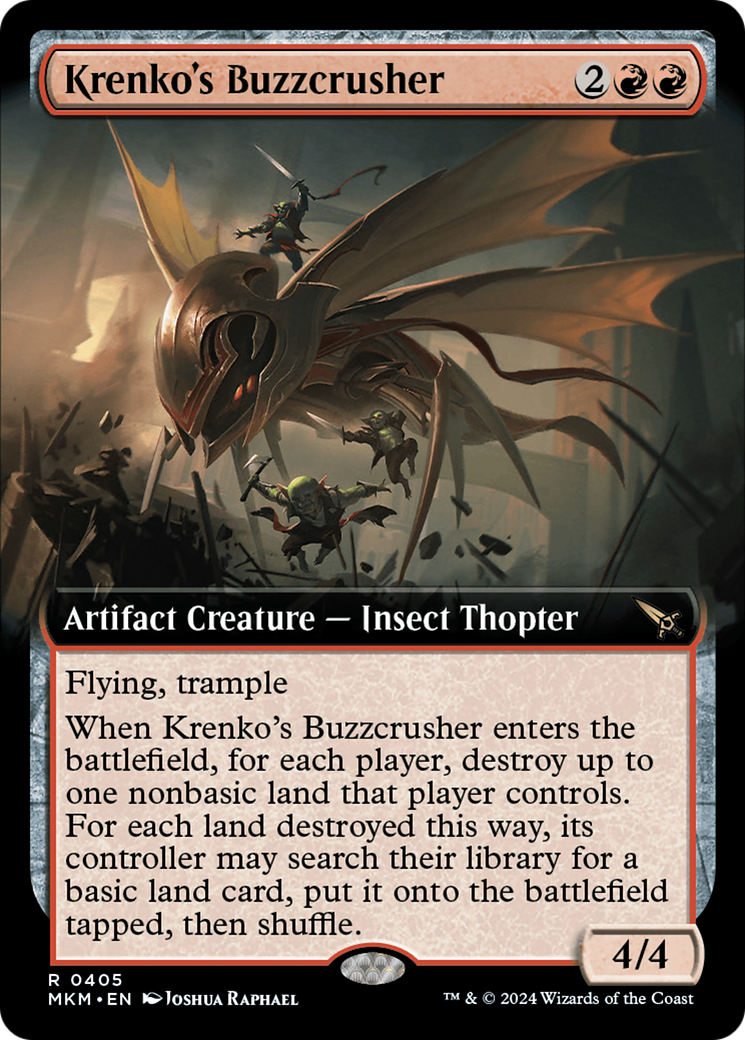 Krenko's Buzzcrusher (Extended Art) [Murders at Karlov Manor] | Play N Trade Winnipeg