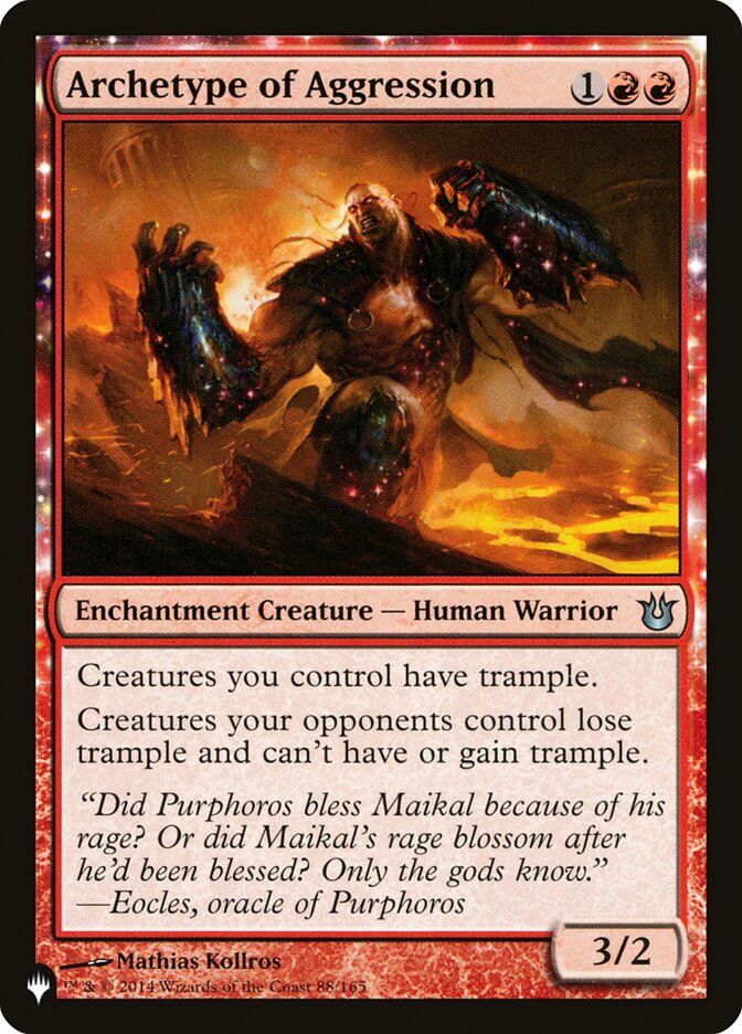 Archetype of Aggression [The List] | Play N Trade Winnipeg