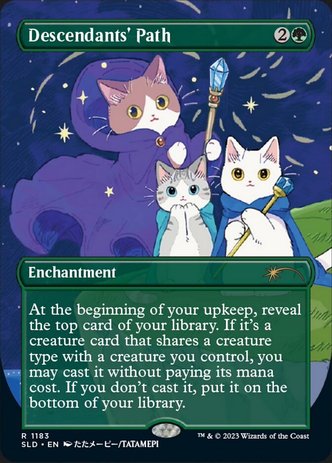 Descendants' Path (Borderless) [Secret Lair Drop Series] | Play N Trade Winnipeg
