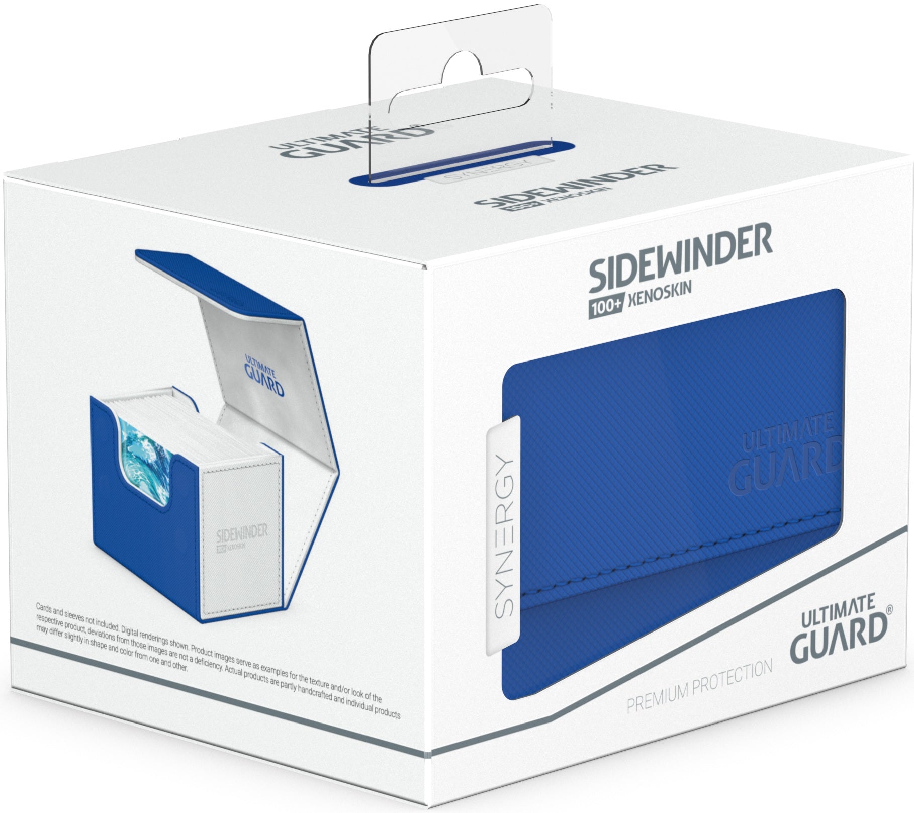 UG DECK CASE SIDEWINDER 100+ SYNERGY WHT/BLUE | Play N Trade Winnipeg