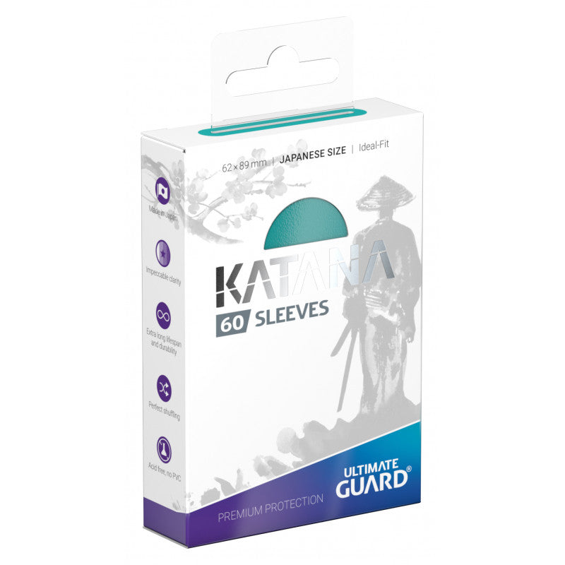 UG SLEEVES KATANA JAPANESE SIZE TURQUOISE 60C | Play N Trade Winnipeg