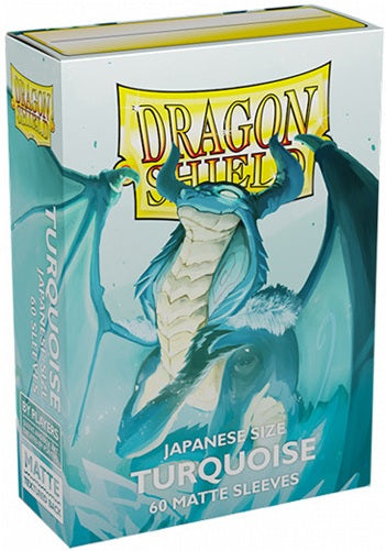 DRAGON SHIELD SLEEVES JAPANESE MATTE TURQUOISE 60CT | Play N Trade Winnipeg