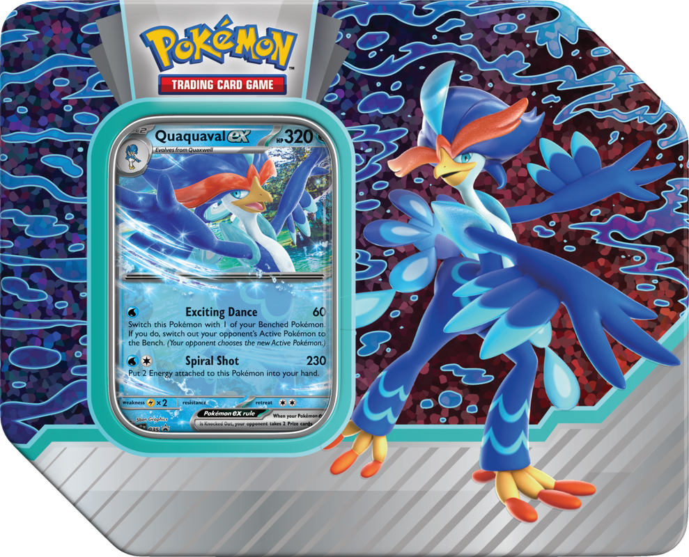 POKEMON PALDEA PARTNERS TIN - QUAQUAVAL | Play N Trade Winnipeg