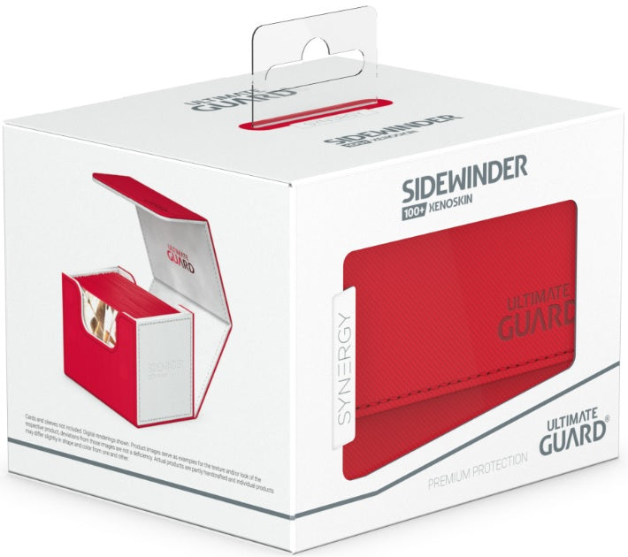 UG DECK CASE SIDEWINDER 100+ SYNERGY RED/WHT | Play N Trade Winnipeg
