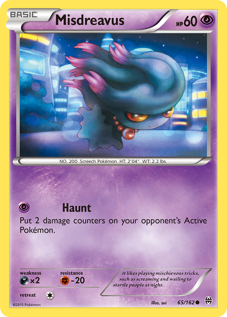 Misdreavus (65/162) [XY: BREAKthrough] | Play N Trade Winnipeg