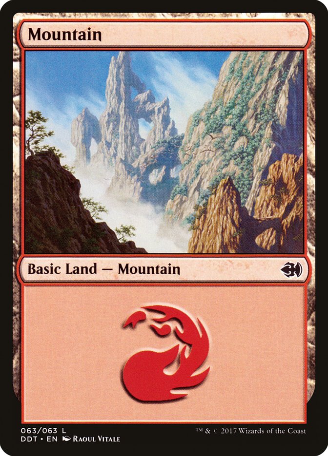 Mountain (63) [Duel Decks: Merfolk vs. Goblins] | Play N Trade Winnipeg
