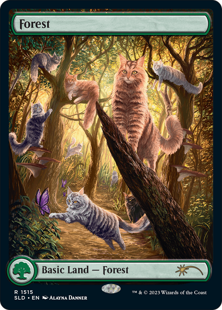 Forest (1515) [Secret Lair Commander Deck: Raining Cats and Dogs] | Play N Trade Winnipeg