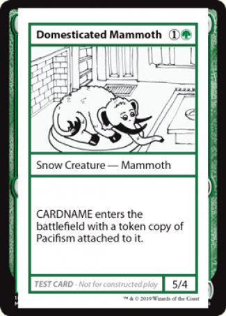 Domesticated Mammoth (2021 Edition) [Mystery Booster Playtest Cards] | Play N Trade Winnipeg