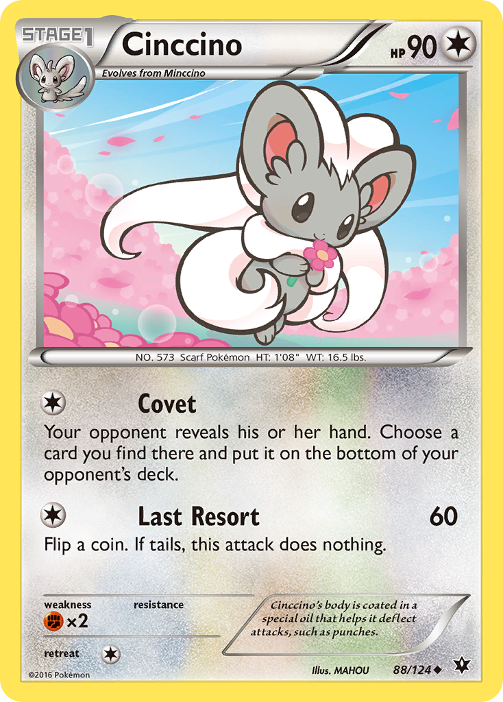 Cinccino (88/124) [XY: Fates Collide] | Play N Trade Winnipeg