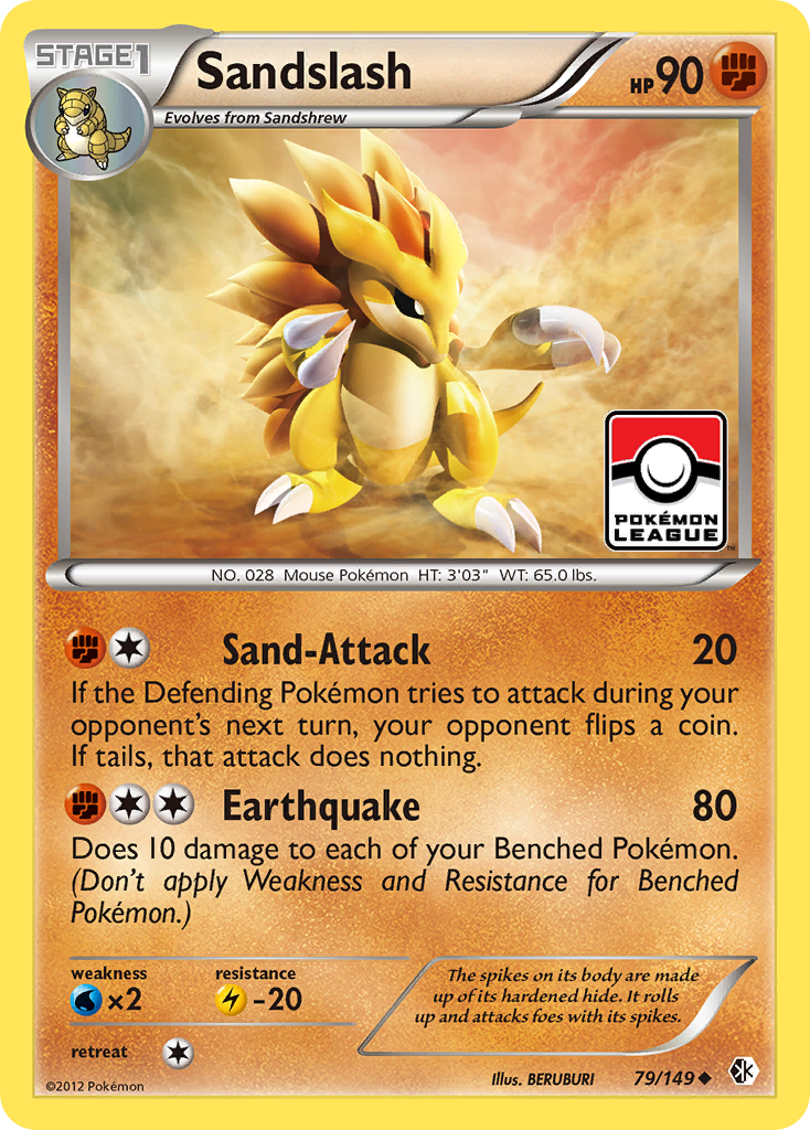 Sandslash (79/149) [Black & White: Boundaries Crossed] | Play N Trade Winnipeg