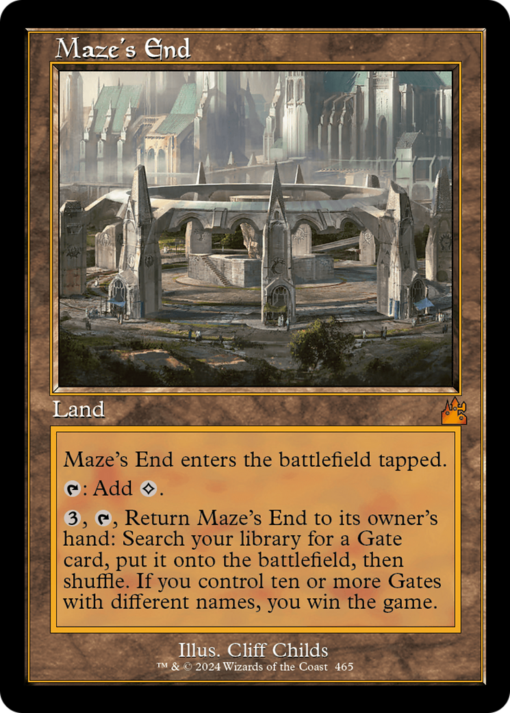 Maze's End (Retro Frame) [Ravnica Remastered] | Play N Trade Winnipeg