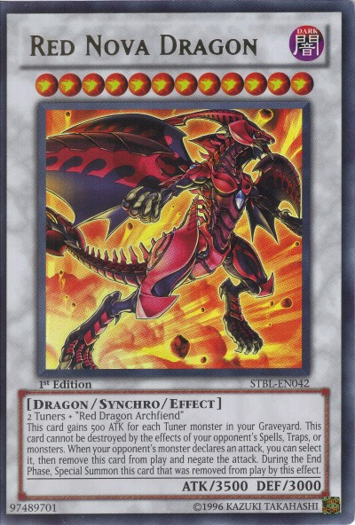 Red Nova Dragon [STBL-EN042] Ultra Rare | Play N Trade Winnipeg