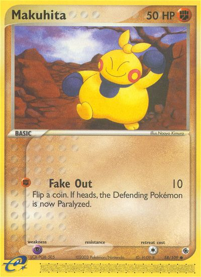 Makuhita (58/109) [EX: Ruby & Sapphire] | Play N Trade Winnipeg