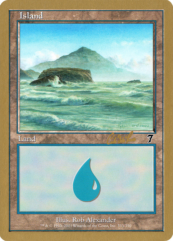 Island (cr333) (Carlos Romao) [World Championship Decks 2002] | Play N Trade Winnipeg