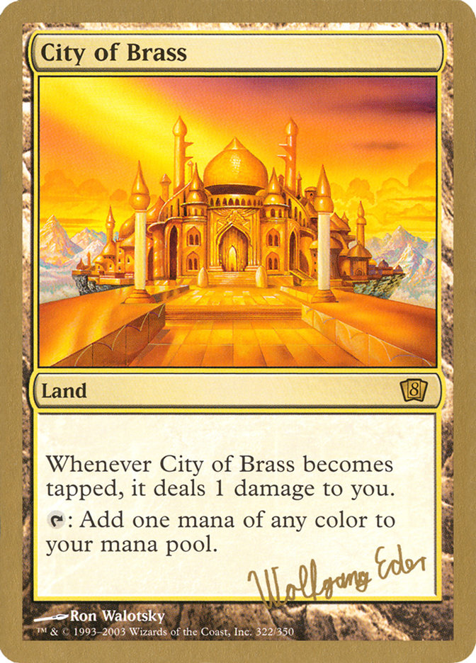 City of Brass (Wolfgang Eder) [World Championship Decks 2003] | Play N Trade Winnipeg