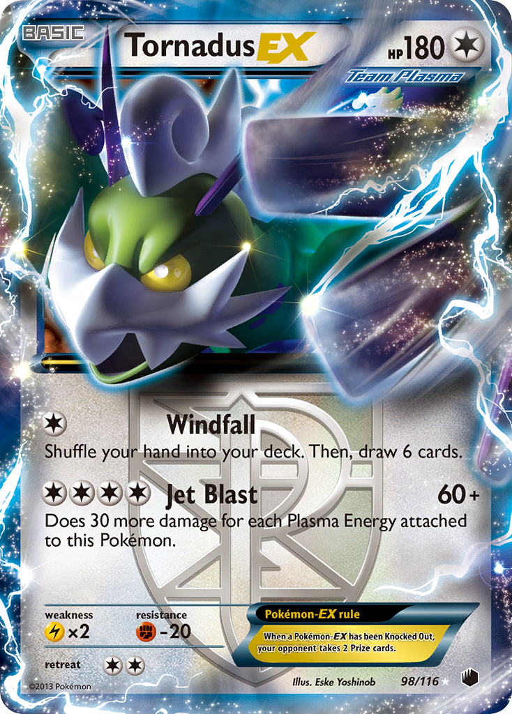 Tornadus EX (98/116) [Black & White: Plasma Freeze] | Play N Trade Winnipeg