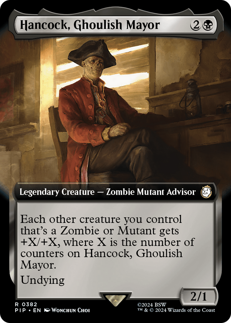 Hancock, Ghoulish Mayor (Extended Art) [Fallout] | Play N Trade Winnipeg