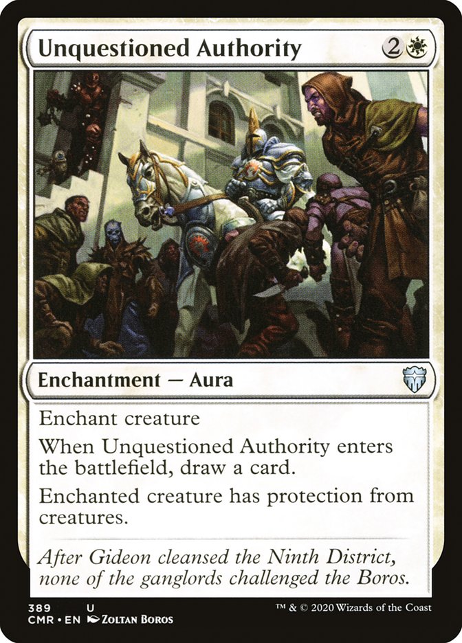 Unquestioned Authority [Commander Legends] | Play N Trade Winnipeg