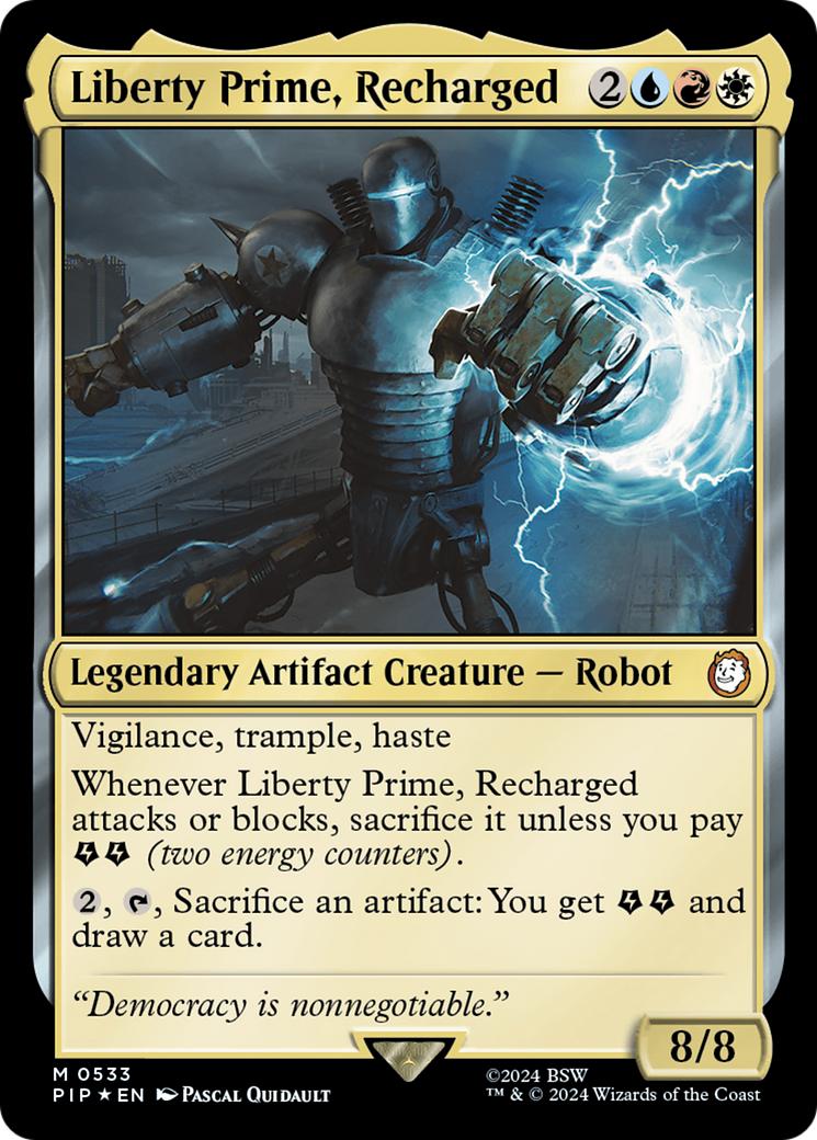 Liberty Prime, Recharged (Surge Foil) [Fallout] | Play N Trade Winnipeg