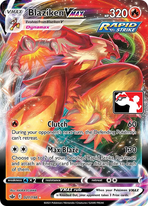 Blaziken VMAX (021/198) [Prize Pack Series One] | Play N Trade Winnipeg