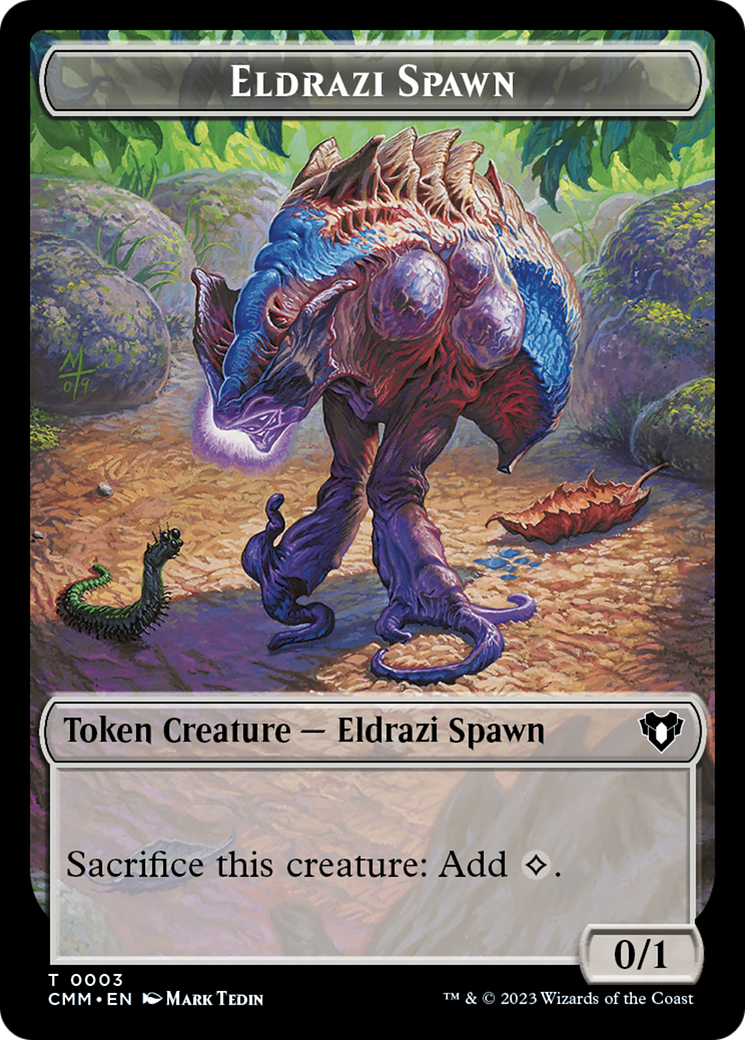 Eldrazi Spawn // Construct (0042) Double-Sided Token [Commander Masters Tokens] | Play N Trade Winnipeg